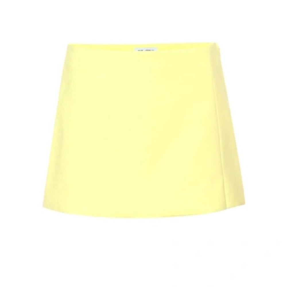 Butter Yellow Attico Mini Skirt